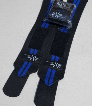LAXNR Wrist Support Bands (Black/Blue)
